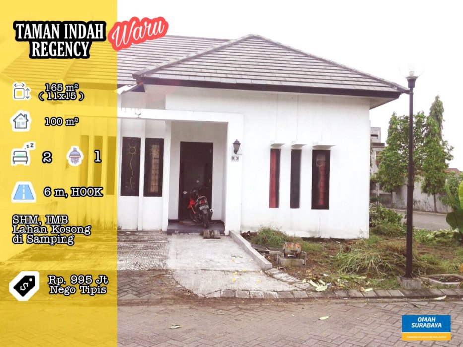 RUMAH TAMAN INDAH REGENCY GELURAN DKT WARU, TAMAN, JUANDA