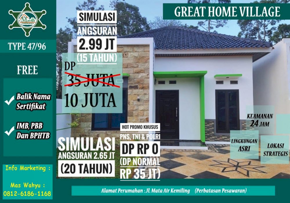 Hunian Idaman Keluarga dengan Harga Terjangkau