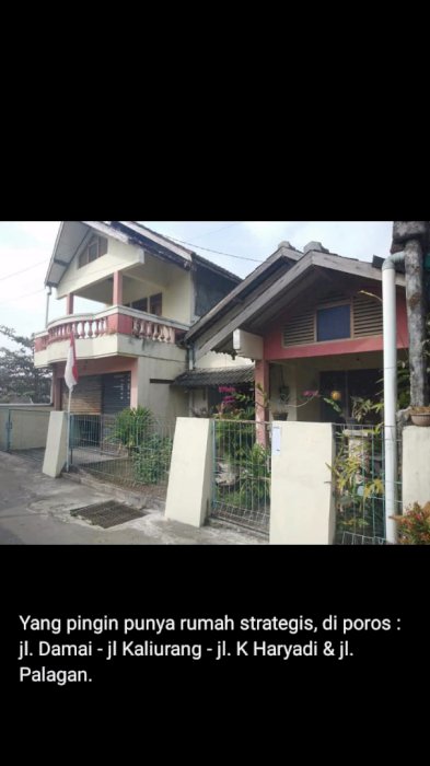 Dijual Rumah di Barat Perumahan Merapi View