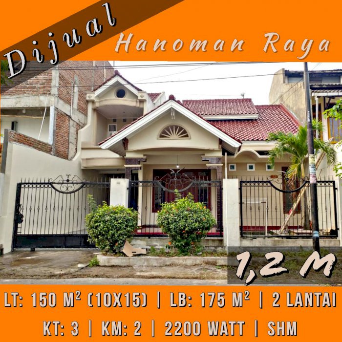 Rumah dekat bandara, dekat tol krapyak di Hanoman Raya