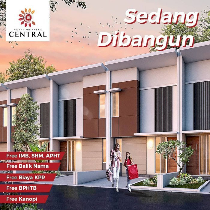 New Graha Bhinneka Mojokerto 190jt-an minimalis 1 lantai FREE Biaya