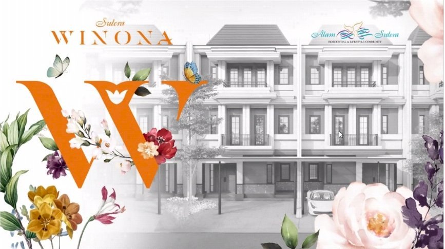 Dijual Unit Rumah Di Sutra Winona, Alam Sutera