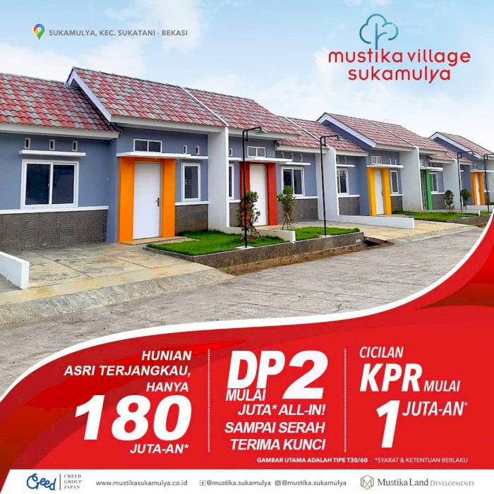 Rumah murah di Cikarang DP 2 juta