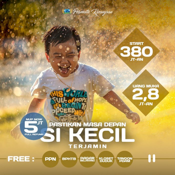 Open NUP 5jt full refund!! Permata Kwangsan Sidoarjo 380jt-an