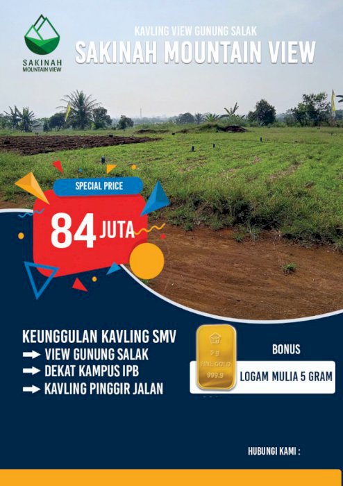 Kavling dekat kampus IPB sisa 4 unit lagi