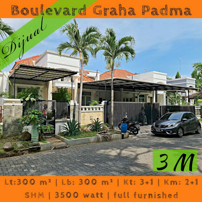 Hunian siap pakai dan full furnished di Graha Padma