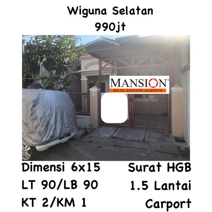 Dijual Rumah Wiguna Selatan 990jt