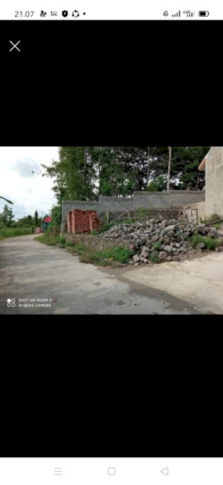 Tanah pekarangan 98m Selatan Jln Jogya Solo Tirtomartani