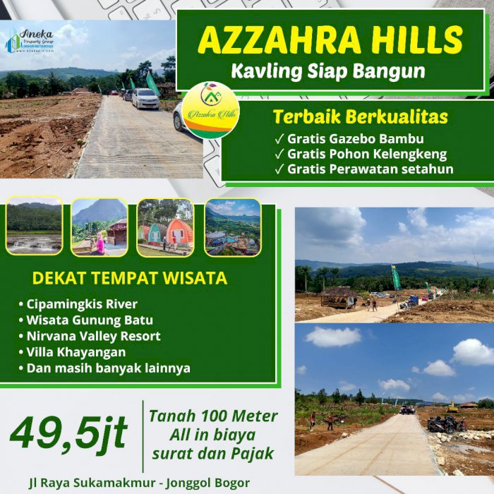 TANAH KAVLING DIJUAL PINGGIR JALAN RAYA