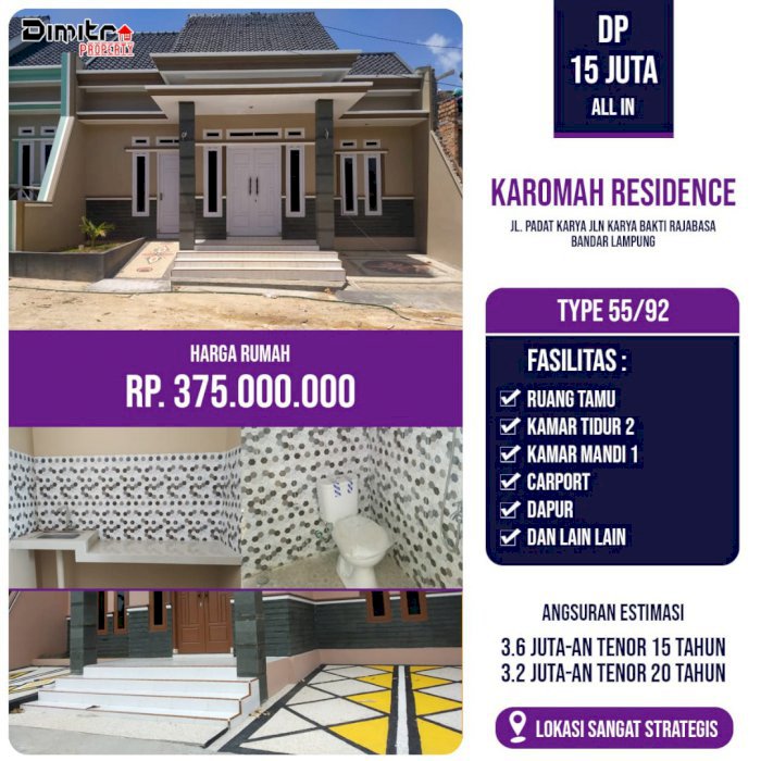 Siap bangun,  rumah dengan desain modern