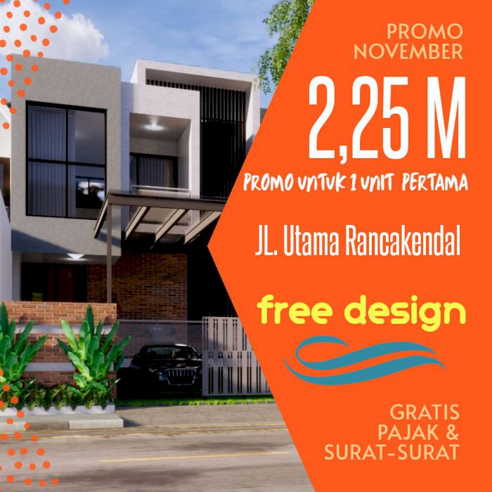 RUMAH MEWAH DI DAGO PINGGIR JALAN UTAMA RANCAKENDAL CIGADUNG