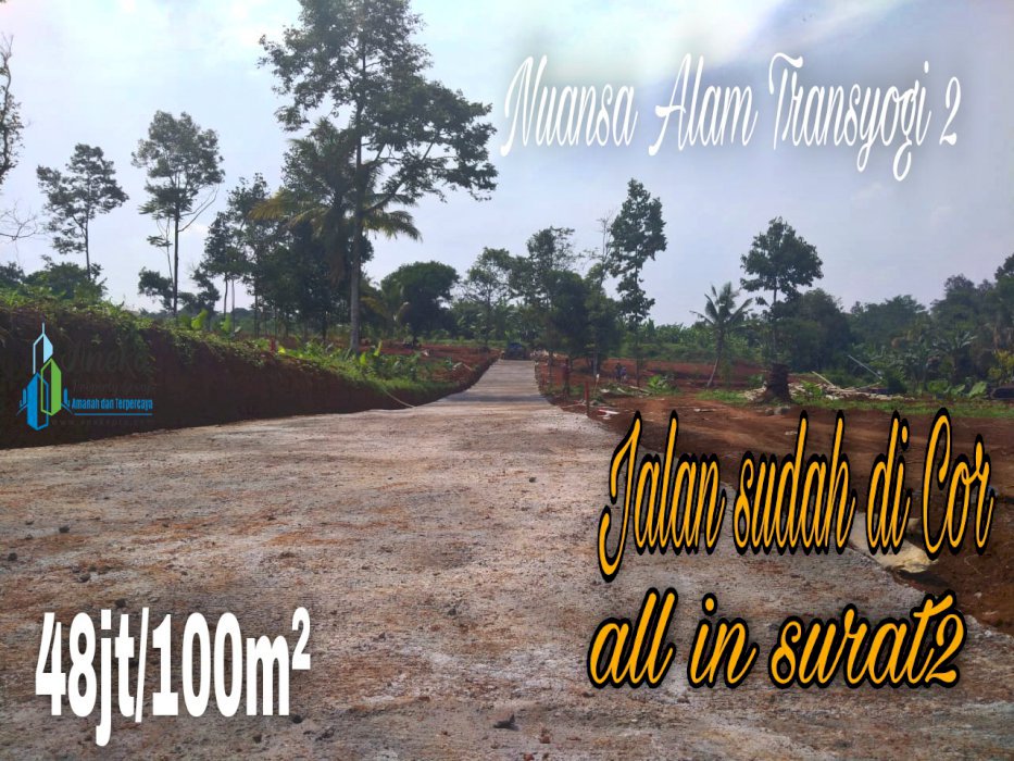 Dijual tanah murah pinggir jalan
