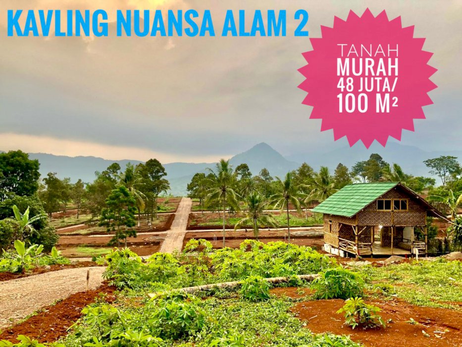 JUAL TANAH DENGAN VIEW INDAH MURAH BANGET STRATEGIS PINGGIR JALAN