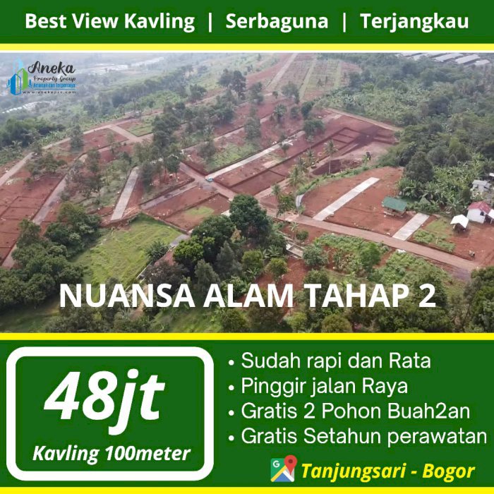 Jual Tanah Murah Siap Bangun Legalitas Aman Pinggir Jalan Pemda