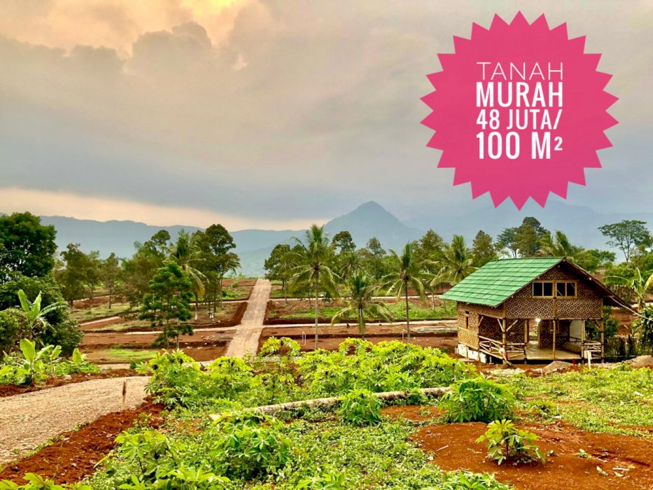 TANAH  PINGGIR JALAN VIEW INDAH DI JUAL MURAH BANGET