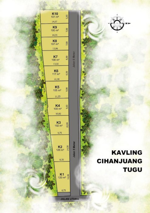 Kavling Premium,Kawasan Kabupaten Bandung Barat,Dekat Pemkot Cimahi