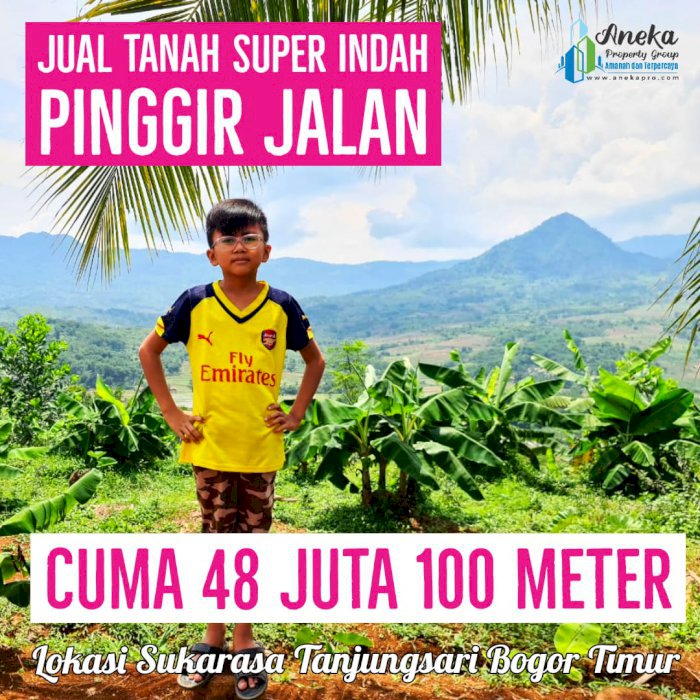 Kavling Murah Serbaguna Pinggir Jalan Legalitas Aman