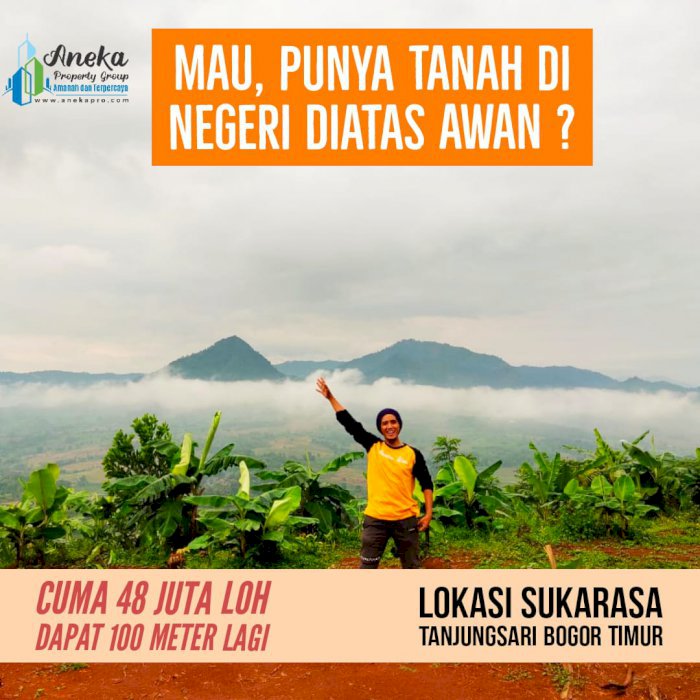 JUAL KAVLING PINGGIR JALAN SIAP BANGUN DI NUANSA ALAM TRANSYOGI