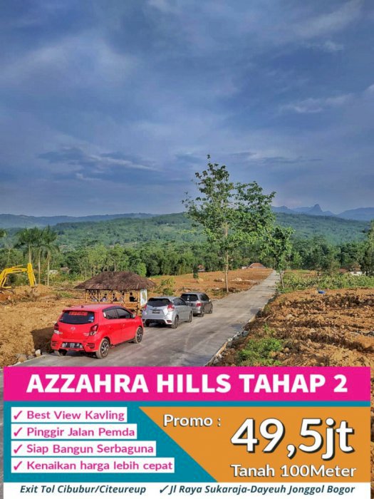 TANAH MURAH DIJUAL CEPAT DEKAT WISATA VILA KHAYANGAN JONGGOL BOGOR