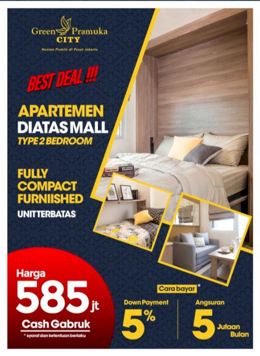 GREEN PRAMUKA CITY DI JANTUNG KOTA JAKARTA
