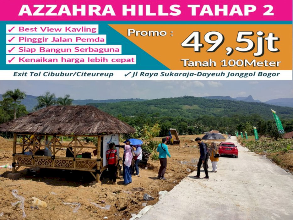 JUAL CEPAT TANAH PINGGIR JALAN STRATEGIS BANGET