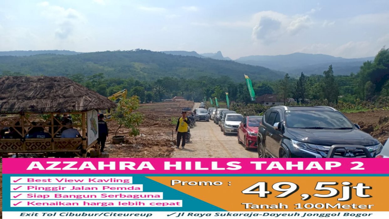 JUAL TANAH DARAT ASLI BUKAN URUGAN  PINGGIR JALAN JALUR WISATA