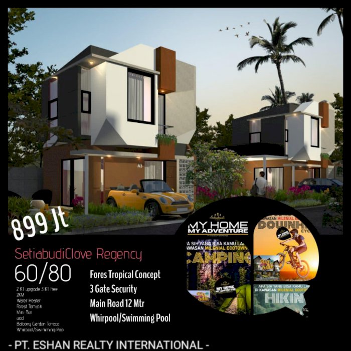 Rumah baru indent di setiabudi regency