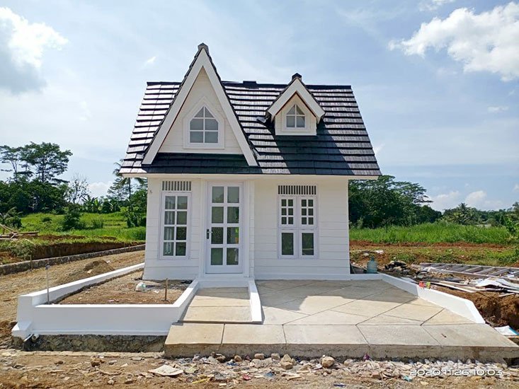 Rumah design Eropa Klasik di dalam Kawasan Agrowisata Ciampea Bogor