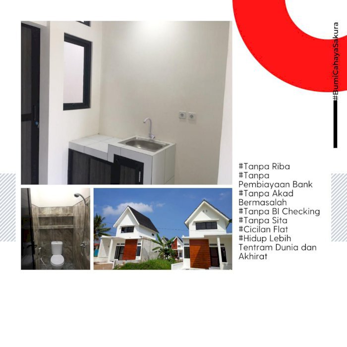 KPR Syariah Desain Jepang Dekat Stasiun Cilebut