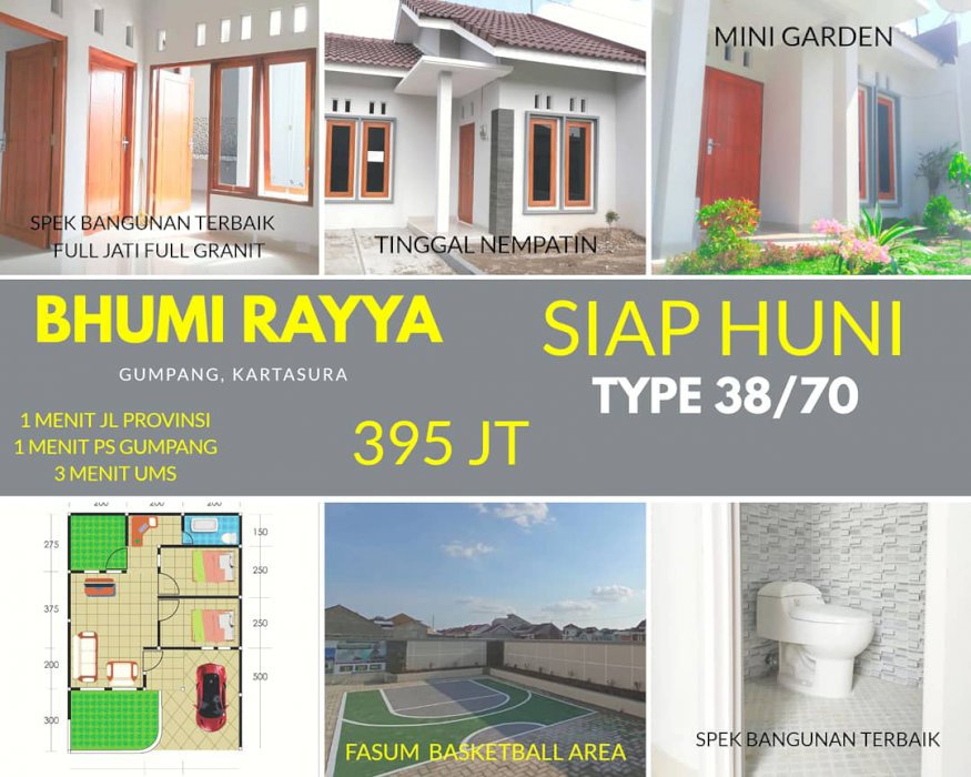 RUMAH MURAH SOLO SIAP HUNI RUMAH BARU