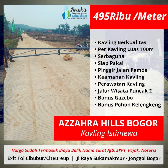 JUAL KAVLING VILA KEBUN BISA DIBANGUN LEGALITAS AMAN