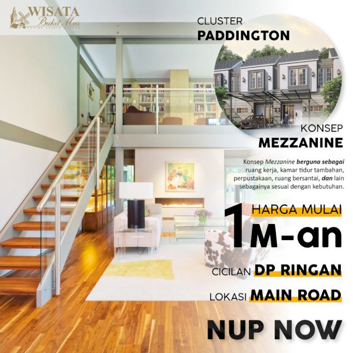 Dijual Hunian mewah lokasi Strategis di Cluster Paddington