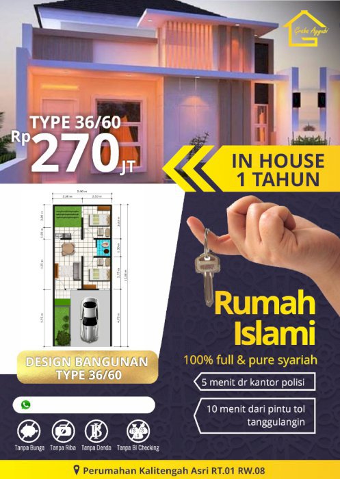Promo rumah islami GRAHA AYYUBI