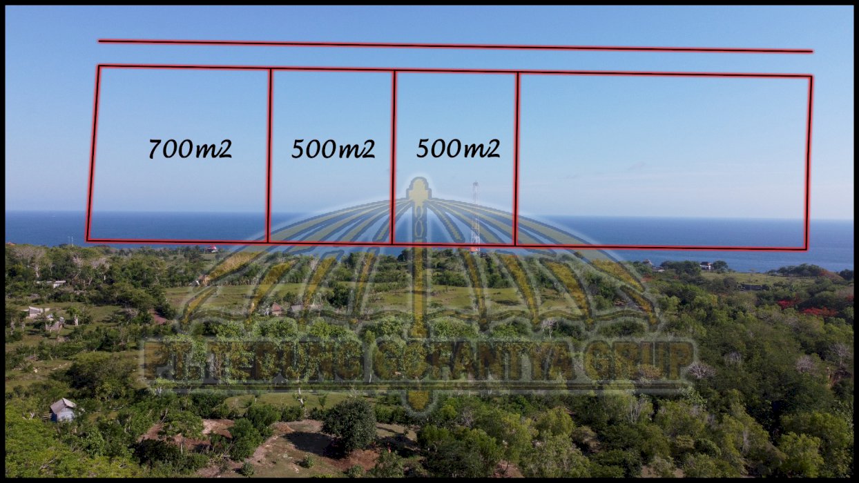 Tanah view pantai jalur pariwisata
