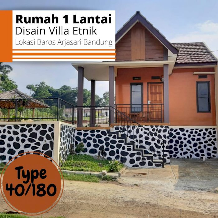 Promo Investasi Kredit Rumah Syariah Konsep Villa,Di Baros Arjasari Bandung
