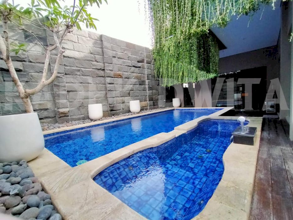 Rumah style villa view sawah kerta dalem dkt renon sanur