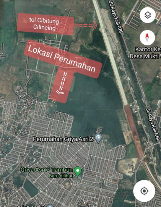 Tanah kavling dilokasi Perumahan