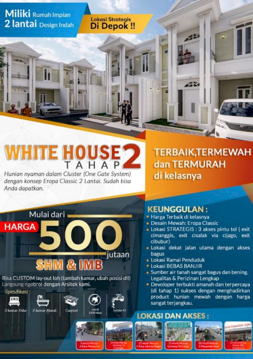 RUMAH MEWAH HARGA MURAH DI DEPOK