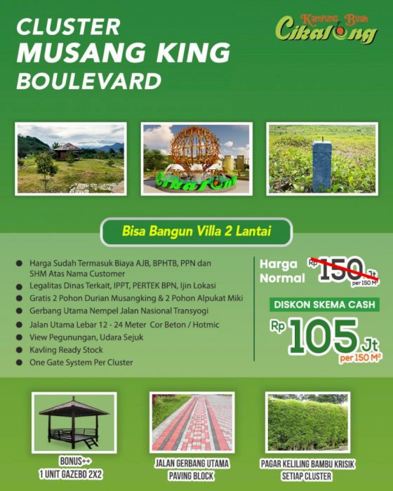 Kavling Viral Villa Cikalong