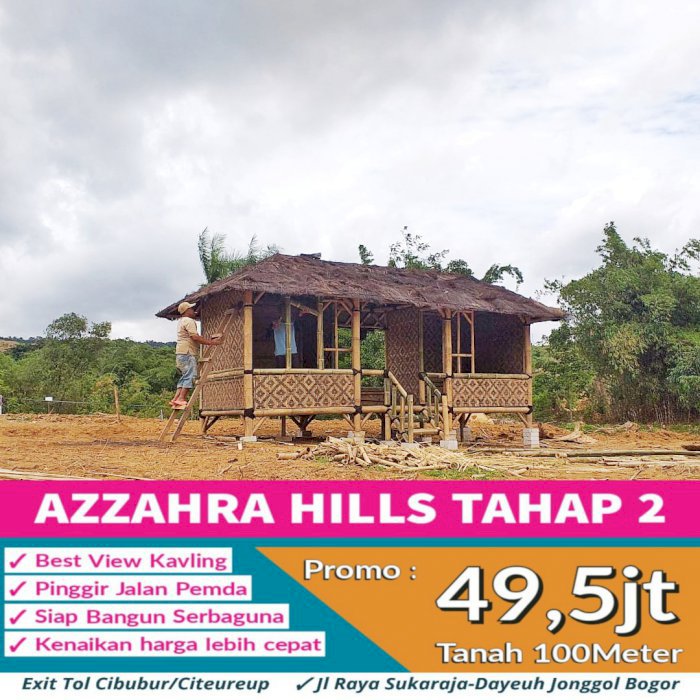 JUAL TANAH KAVLING VILA VIEW PEGUNUNGAN LEGALITAS AMAN