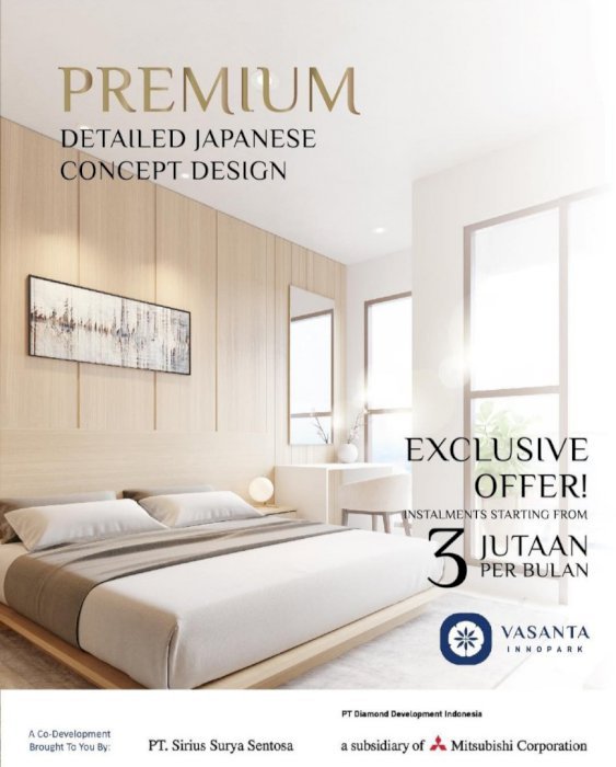 Hunian superblok jepang asli satu2 nya di koridor timur jakarta