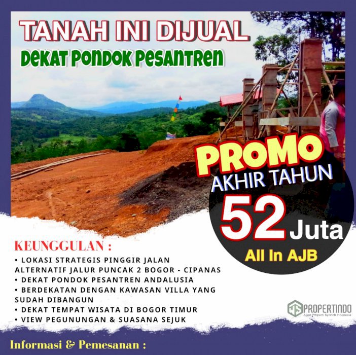 Di Jual Tanah Kavling  Berlokasi Strategis di Bukit Menteng