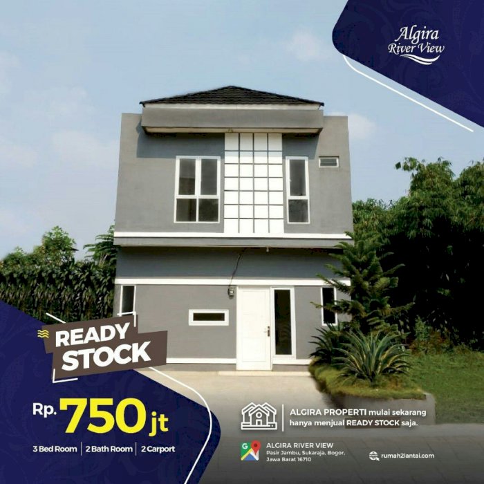 Angsuran sampai 15 tahun, Rumah dekat Stasiun Cilebut Bogor 3 KT