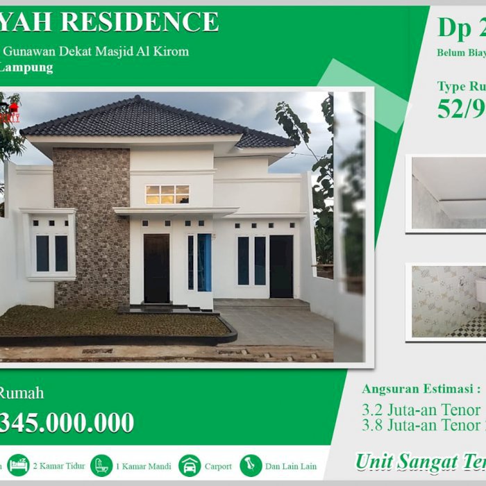 Rumah  siap huni berkonsep syariah