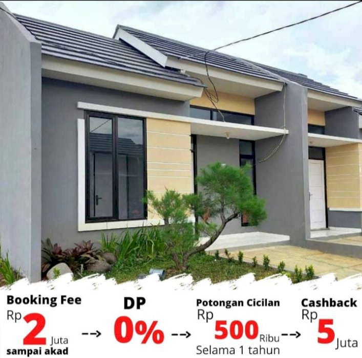 RUMAH MURAH HARGA 200JT DI KOTA BOGOR ALL IN CUMAN 2 JT , CICILAN 1,6 JT,
