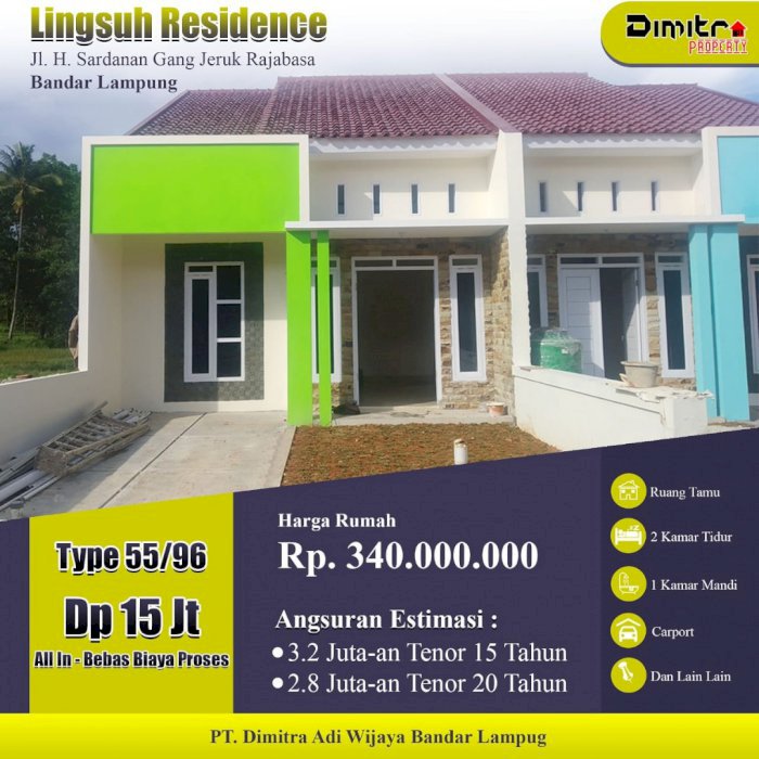 Hanya dengan DP 15 juta anda bisa memiliki rumah mewah di pusat kota