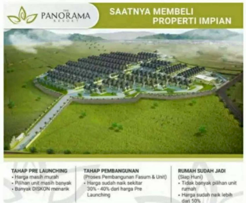 Rumah Dekat Kota View Panorama Alam