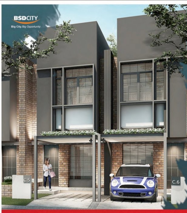 Freja BSD rumah 1M dekat aeon