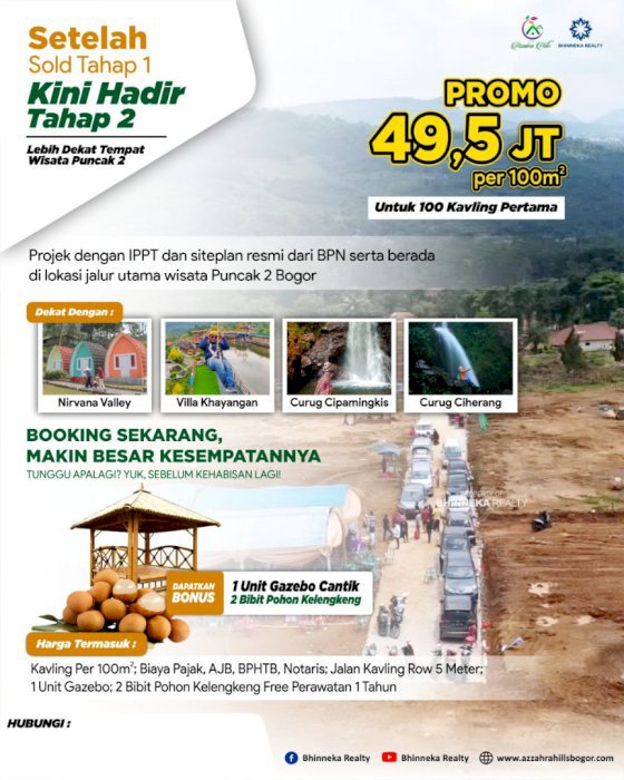  Kavling Azzahra Hills Tahap 2