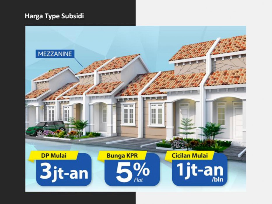 RUMAH 2 LANTAI SUBSIDI GRAND HARMONI 5 BOGOR